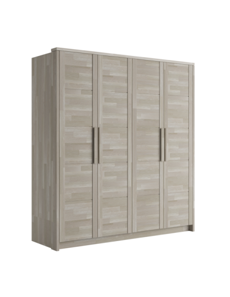 Armario TIMO 4T WG en Roble Sonoma - Olivia Living