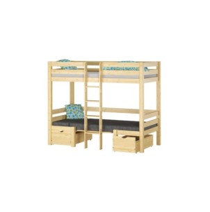 Litera ELEN de Madera Maciza en Pino Lacado - Olivia Living