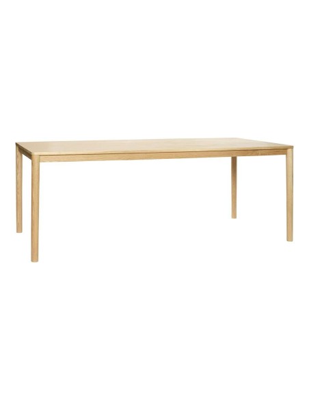 Mesa SØR-TRØNDELAG de Comedor 200x100 cm, Madera Natural - Hübsch