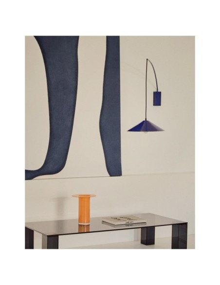 Mesa de centro Adularia de cristal templado gris oscuro 140 x 60 cm - Kave Home