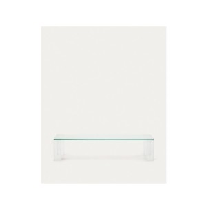 Mesa de centro Adularia de cristal templado transparente...