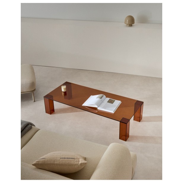 Mesa de centro Adularia de cristal... Mesa de centro Adularia de cristal...