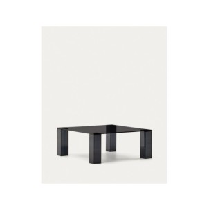 Mesa auxiliar Adularia de cristal templado gris oscuro 85... 2