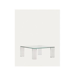 Mesa auxiliar Adularia de cristal templado transparente... 2