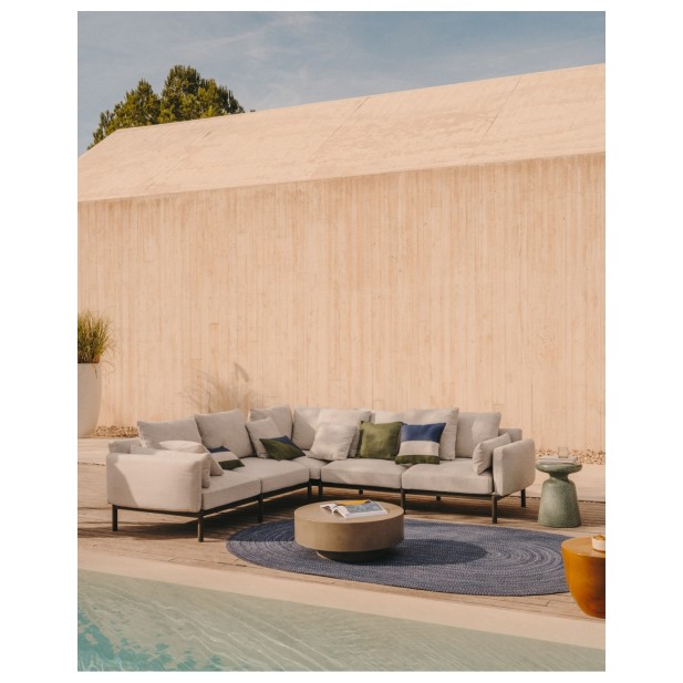 Macetero Aiguablava de cemento blanco... Macetero Aiguablava de cemento blanco...