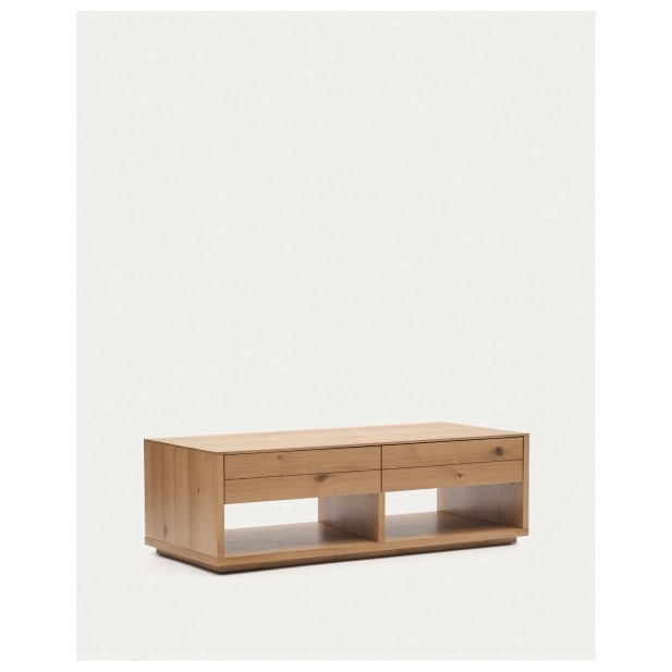 Mesa de centro Alguema 2 cajones en... Mesa de centro Alguema 2 cajones en...