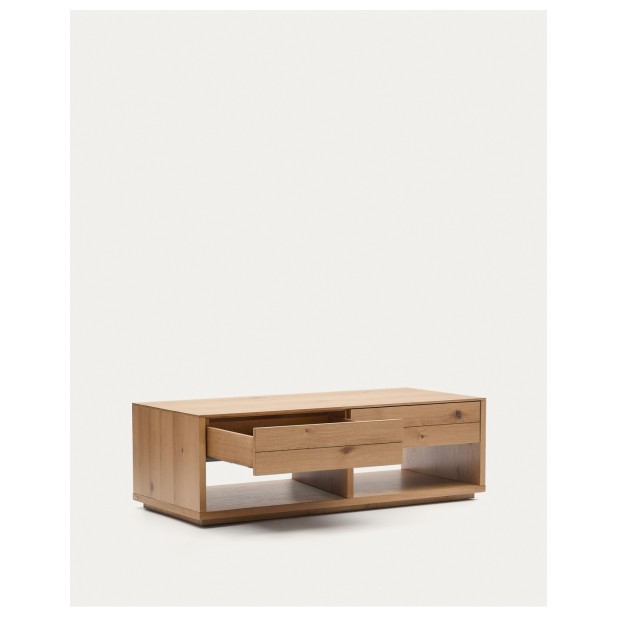 Mesa de centro Alguema 2 cajones en... Mesa de centro Alguema 2 cajones en...