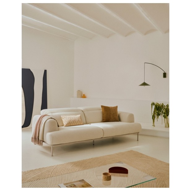 Sofá Aurum 3 plazas crudo con...