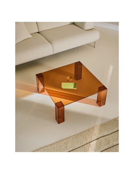 Sofá Aurum 3 plazas crudo con cabecero reclinable y base de metal beige mate 234 cm - Kave Home