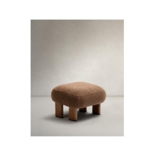 Reposapiés Cabana borreguito topo y patas madera maciza...