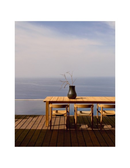 Mesa Icaro de madera maciza de teca 220 x 102 cm FSC 100% - Kave Home