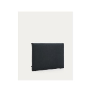 Cabecero desenfundable Jaira de lino y algodón gris... 2