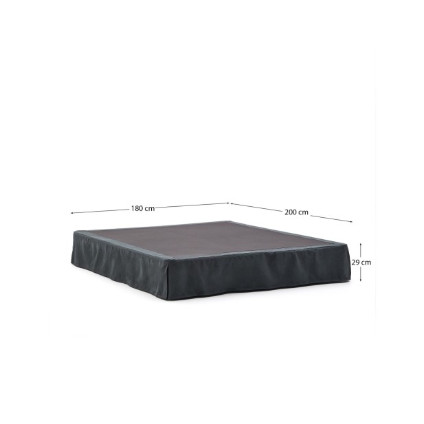 Base desenfundable Jaira de lino y...