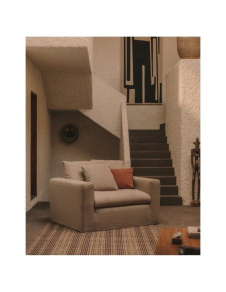 Set Llonga de 2 maceteros de terracota con acabado natural Ø 54 / 32 cm - Kave Home