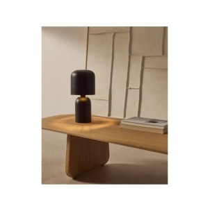 Lámpara de mesa Monze de metal pintado negro - Kave Home 2