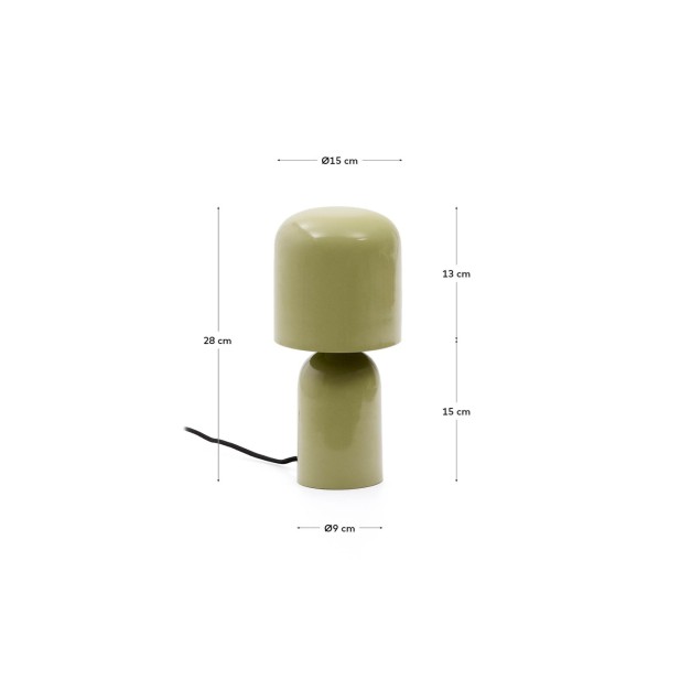 Lámpara de mesa Monze de metal...