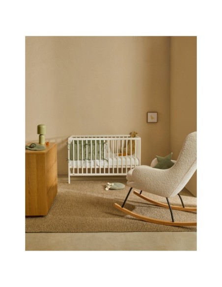 Lámpara de mesa Monze de metal pintado verde claro - Kave Home