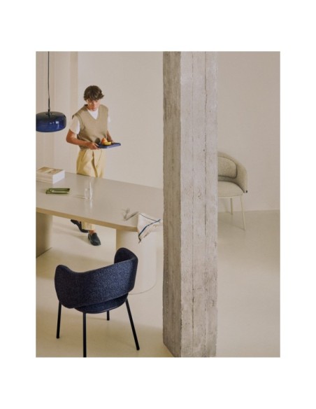 Mesa Nealy DM lacado con acabado crudo 240 x 100 cm - Kave Home