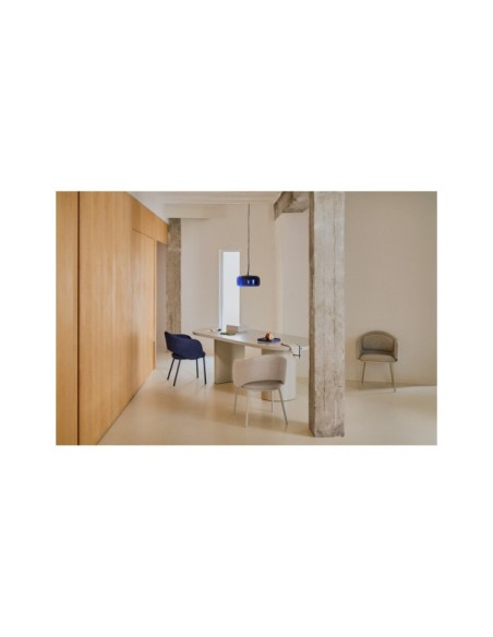 Mesa Nealy DM lacado con acabado crudo 200 x 100 cm - Kave Home