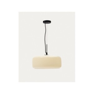 Lámpara de techo Reig de cristal gris claro Ø 38 cm -...