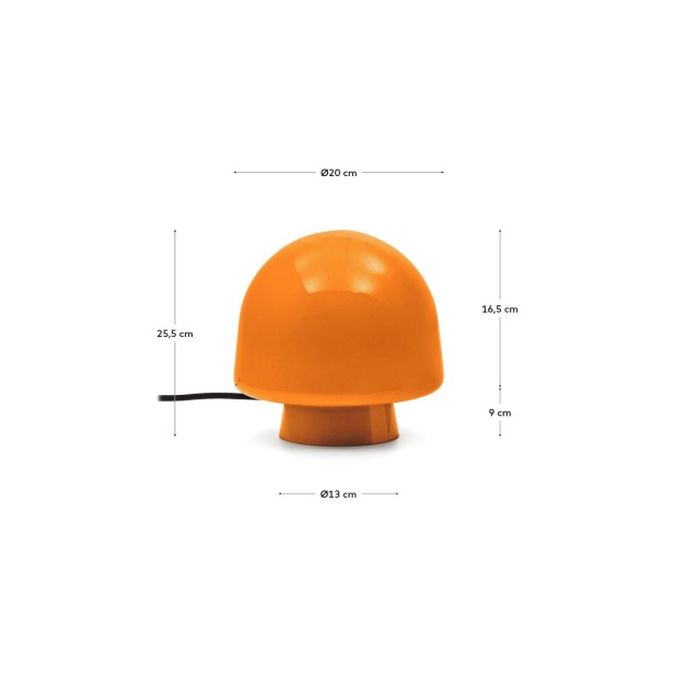 Lámpara de mesa Reig de cristal...