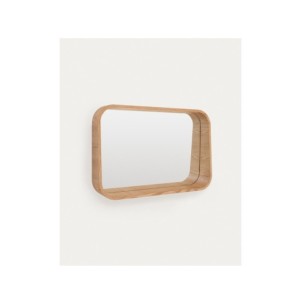 Espejo Salaya de madera contrachapada de fresno con...