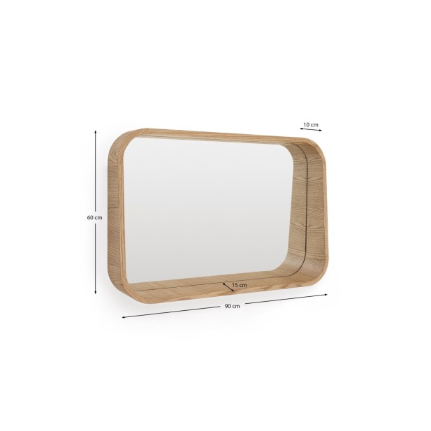 Espejo Salaya de madera contrachapada... Espejo Salaya de madera contrachapada...