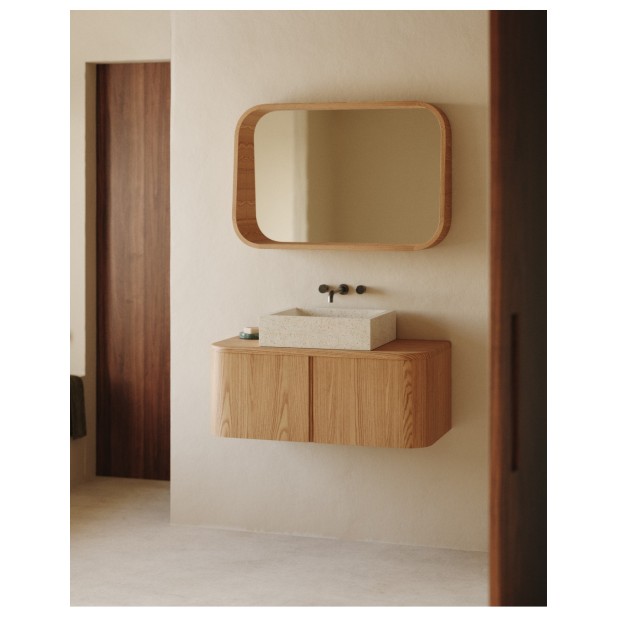 Espejo Salaya de madera contrachapada... Espejo Salaya de madera contrachapada...