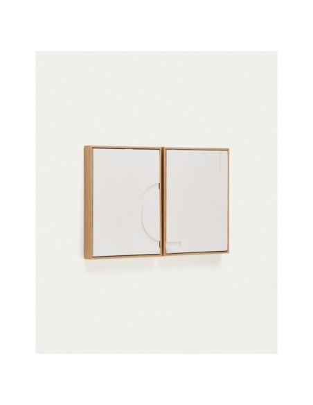 Set Sefri de 2 cuadros blanco 30 x 40 cm - Kave Home