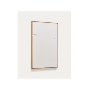 Cuadro Sefri con formas geométricas rectas blanco 60 x 90...