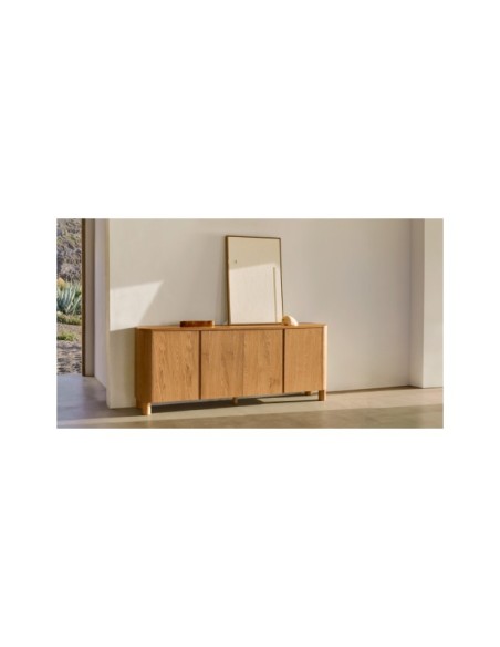 Cuadro Sefri con formas geométricas rectas blanco 60 x 90 cm - Kave Home