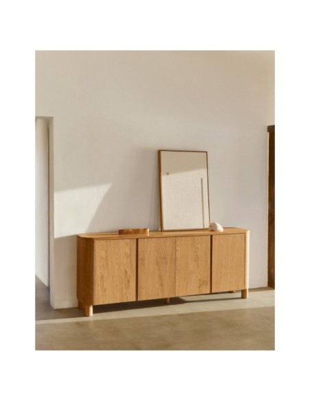 Cuadro Sefri con formas geométricas rectas blanco 60 x 90 cm - Kave Home