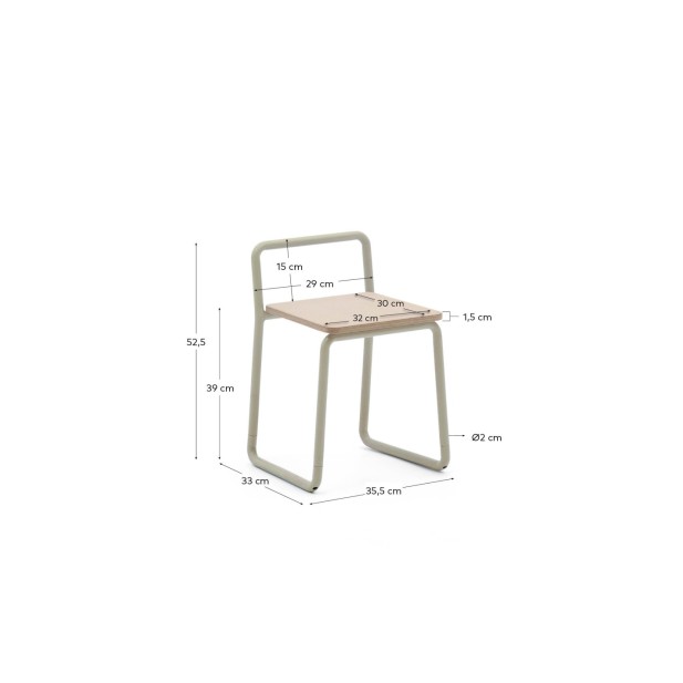 Silla Tinn de chapa de fresno y... Silla Tinn de chapa de fresno y...