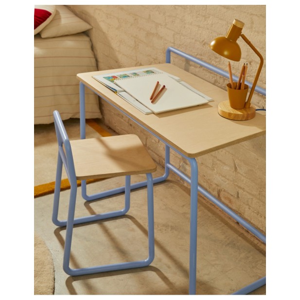 Escritorio Tinn de chapa de fresno y... Escritorio Tinn de chapa de fresno y...