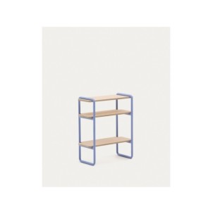 Estantería Tinn de chapa de fresno y estructura de metal... 2