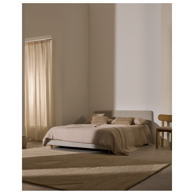 Cama desenfundable Valma de chenilla... Cama desenfundable Valma de chenilla...