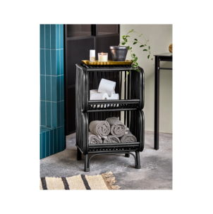 Mesa Auxiliar HDShelf, Caña / Negro - House Doctor; Vackart; 267660002 2