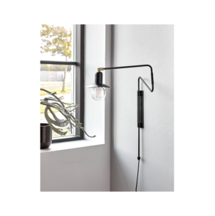 Lámpara de pared, HDSwing, Negro - House Doctor 2