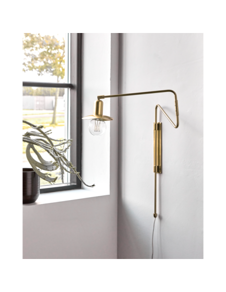 Lámpara de pared, HDSwing, Latón - House Doctor