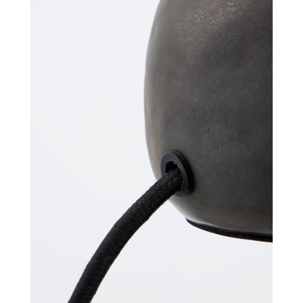 Lámpara de mesa, HDFlores, Negro -...