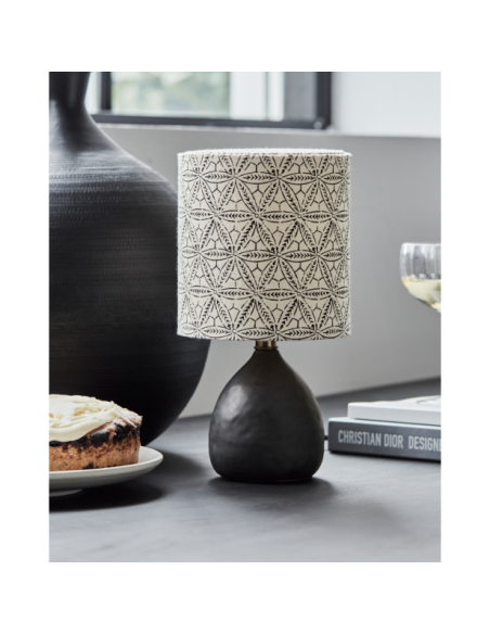 Lámpara de mesa, HDFlores, Negro - House Doctor