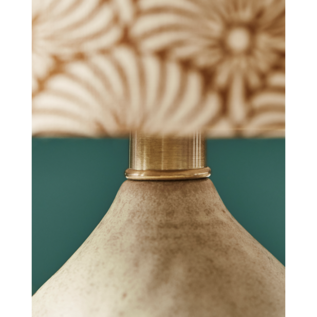 Lámpara de mesa, HDFlores, Arena -...