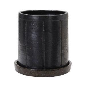 Maceta con plato, HDJulian, Marrón - House Doctor