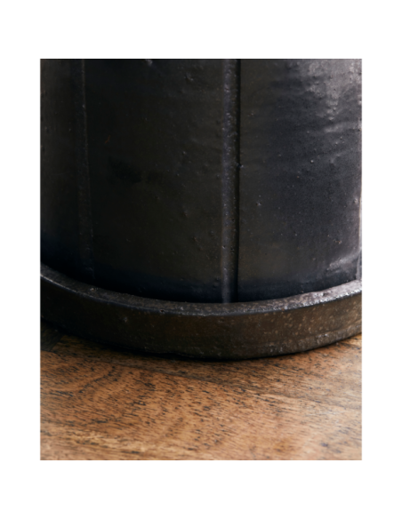 Maceta con plato, HDJulian, Marrón - House Doctor