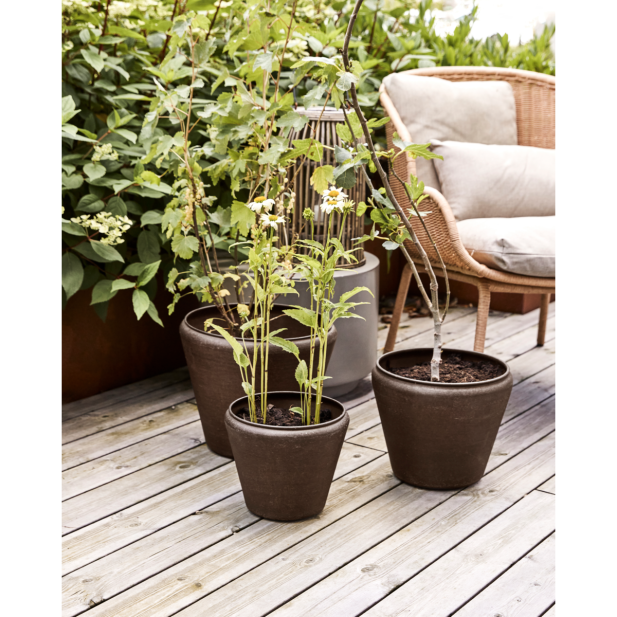 Maceta, HDFunnel, Marrón antiguo -...