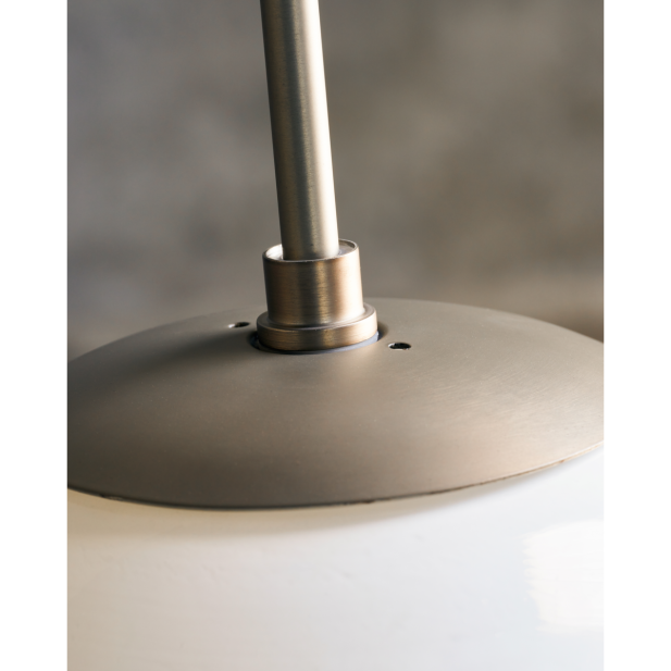 Lámpara, HDHalda, Blanco / Marrón -...