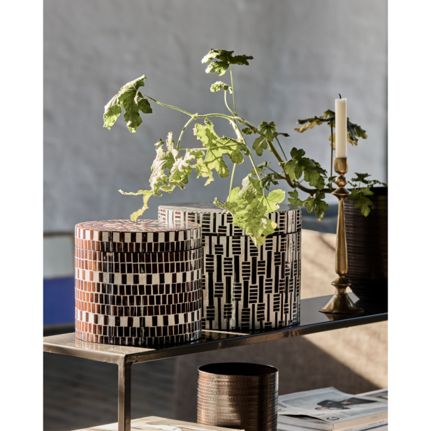 Cajas de almacenaje, HDLango, Marrón...