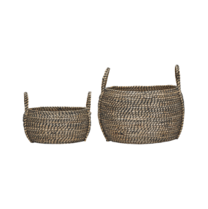 Cestas de almacenaje, HDDistra, Negro / Natural - House...