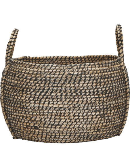 Cestas de almacenaje, HDDistra, Negro / Natural - House Doctor