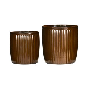 Maceta, HDGroove, Marrón - House Doctor